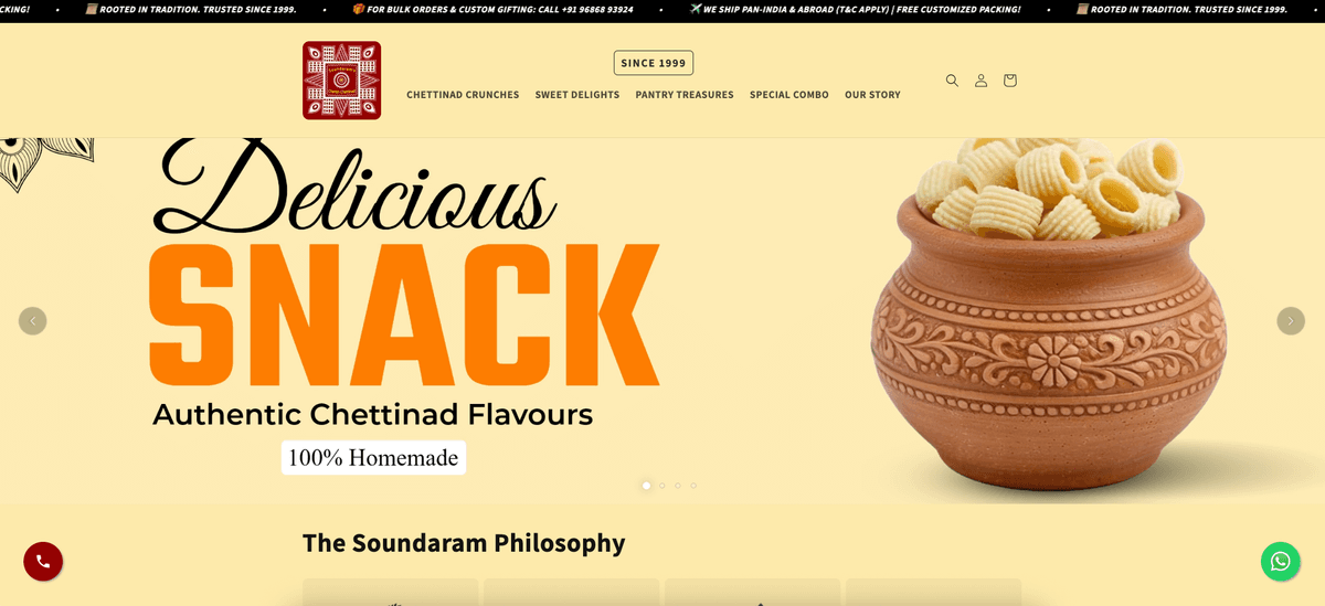 Soundaram's Chettinad Sweets & Snacks